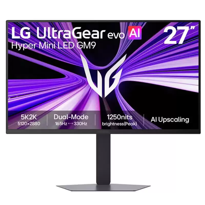 LG“27GM950B”27 英寸显示器国行发售：5K 180Hz/2K 330Hz 双模 Mini LED + 双扬，8999 元