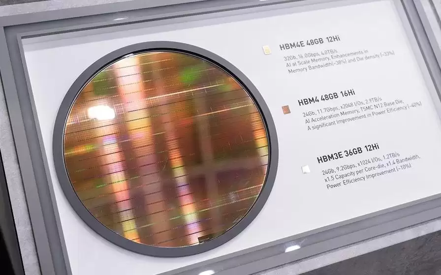 SK海力士展出12层堆叠48GB HBM4E内存，引脚速率16Gbps