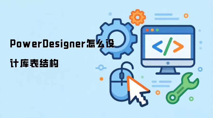 PowerDesigner怎么设计库表结构