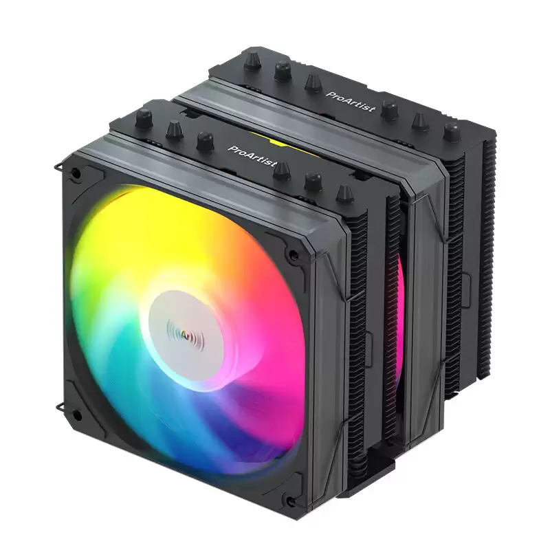 雅浚推出六热管直触双塔双扇风冷 E6 V4:250W 解热,199 元