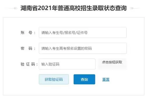 高考查分官方入口