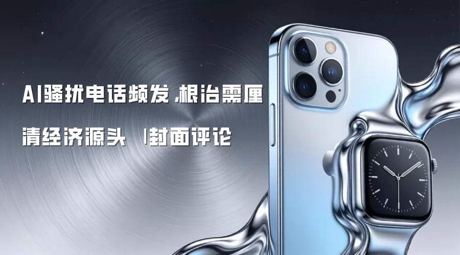 AI骚扰电话频发，根治需厘清经济源头 | 封面评论