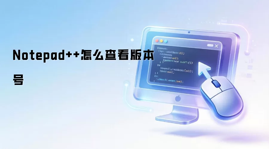Notepad++怎么查看版本号