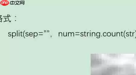 Python中split函数使用技巧