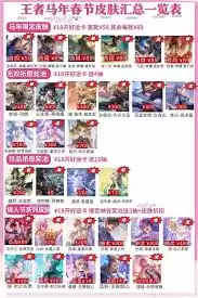 王者荣耀马年限定皮肤价格是多少