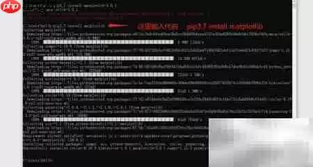pip安装matplotlib教程