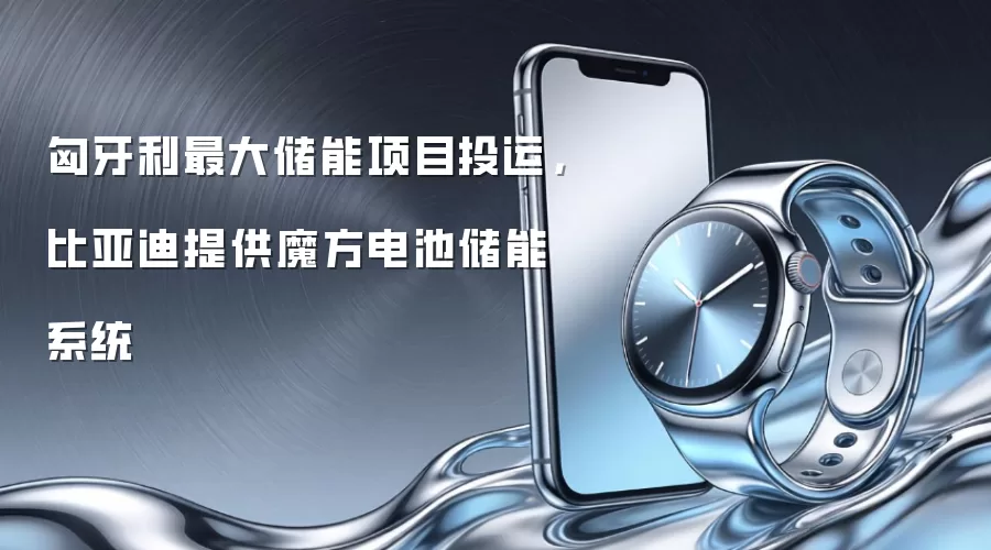 匈牙利最大储能项目投运,比亚迪提供魔方电池储能系统