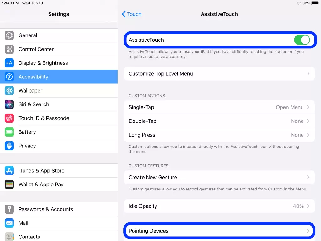 如何在 iPad 上使用无线蓝牙鼠标，iPhone 也支持吗？