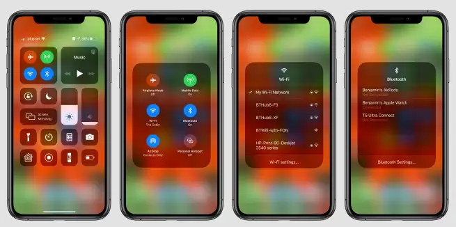 iOS 13 教程:如何在「控制中心」直接切换 Wi-Fi 网络和蓝牙设备? iOS 13 教程:如何在「控制中心」直接切换 Wi-Fi 网络和蓝牙设备?