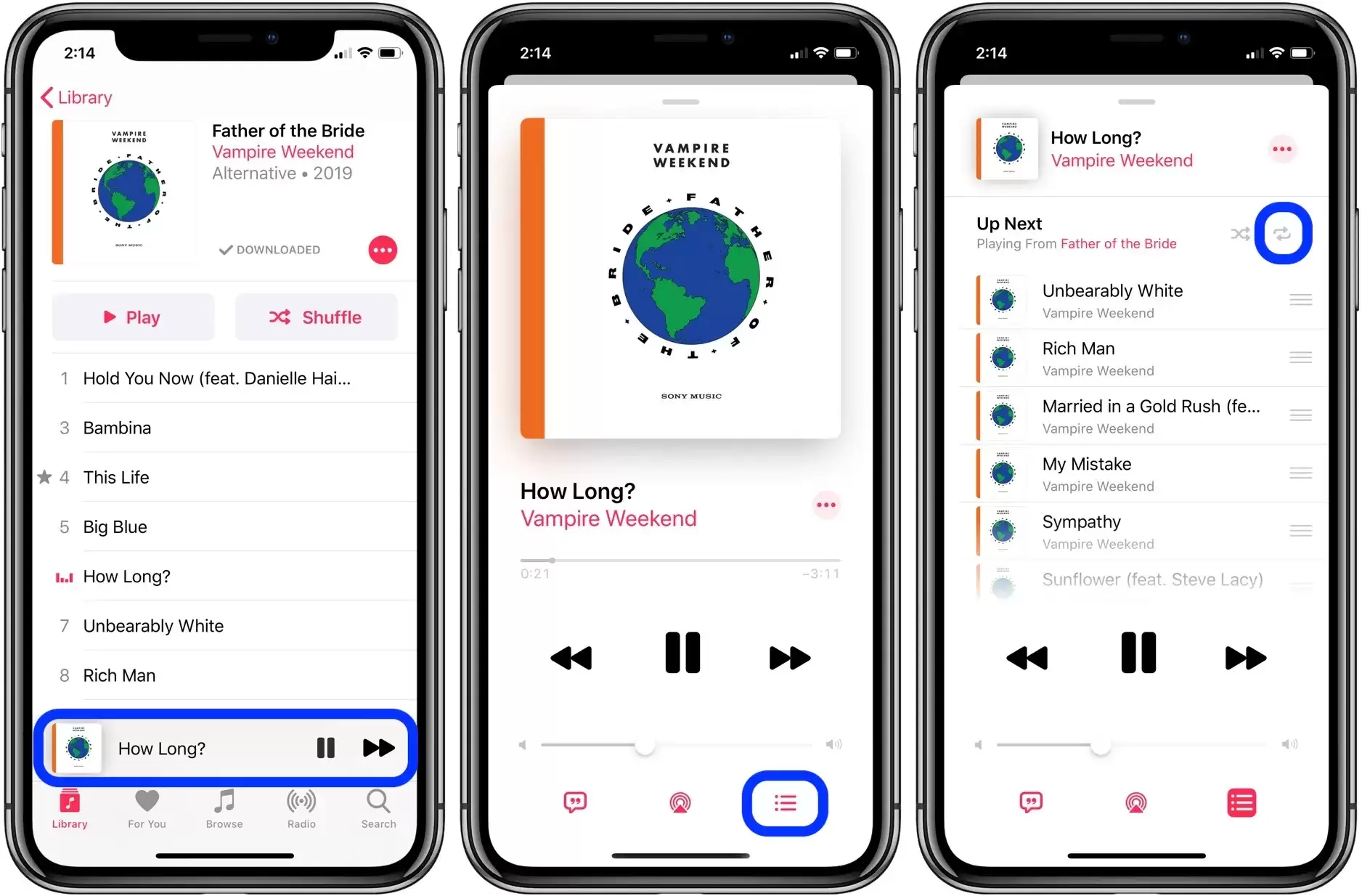 iOS 13 教程:如何在 iPhone 或 iPad 上重复歌曲或专辑? iOS 13 教程:如何在 iPhone 或 iPad 上重复歌曲或专辑?