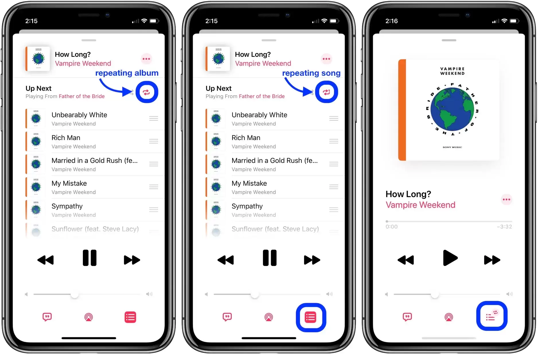 iOS 13 教程:如何在 iPhone 或 iPad 上重复歌曲或专辑? iOS 13 教程:如何在 iPhone 或 iPad 上重复歌曲或专辑?