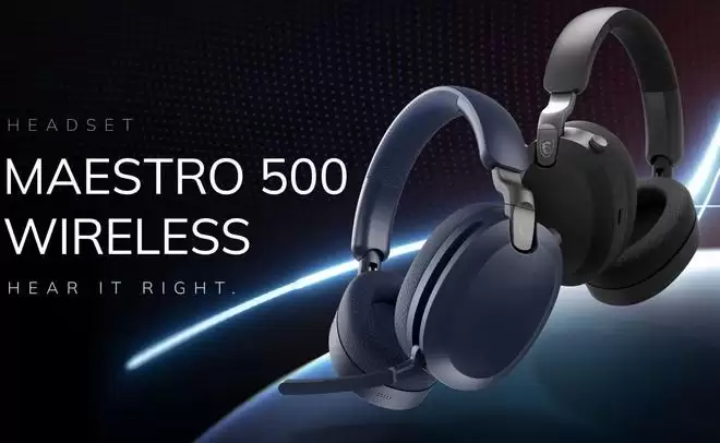 微星Maestro 500 Wireless头戴式耳机发布，三模连接
