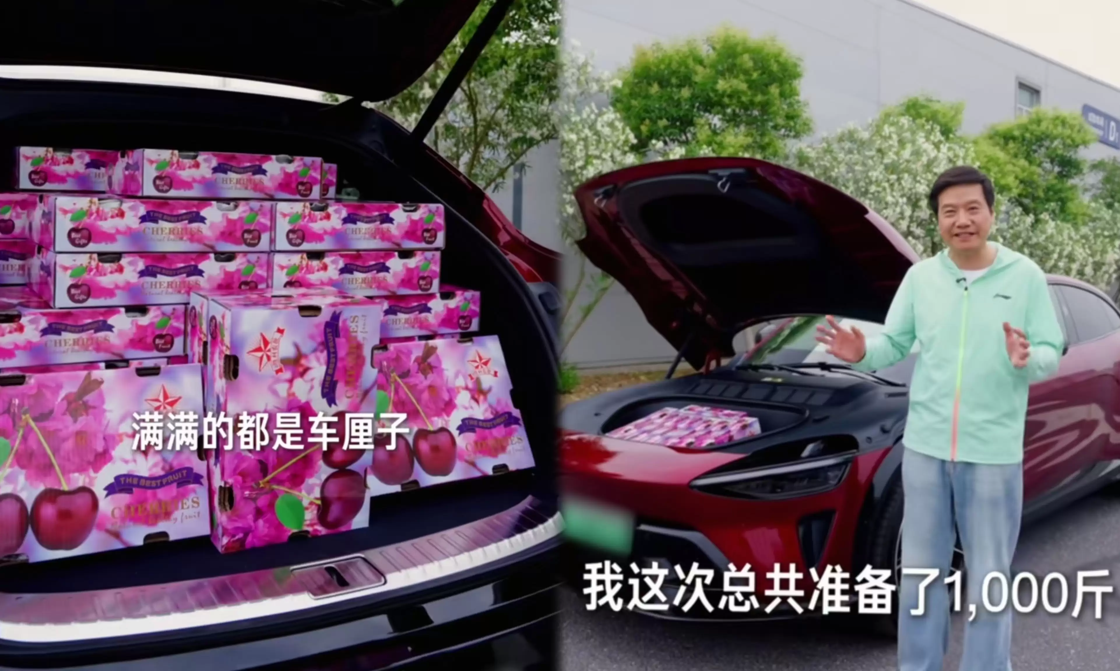 人红是非多!雷军拉600斤车厘子被指违规,又被全网盯着挑错