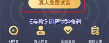 牛片如何配音