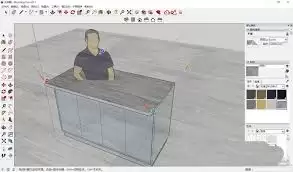 SketchUp模型如何贴材质-SketchUp模型怎样给它贴材质