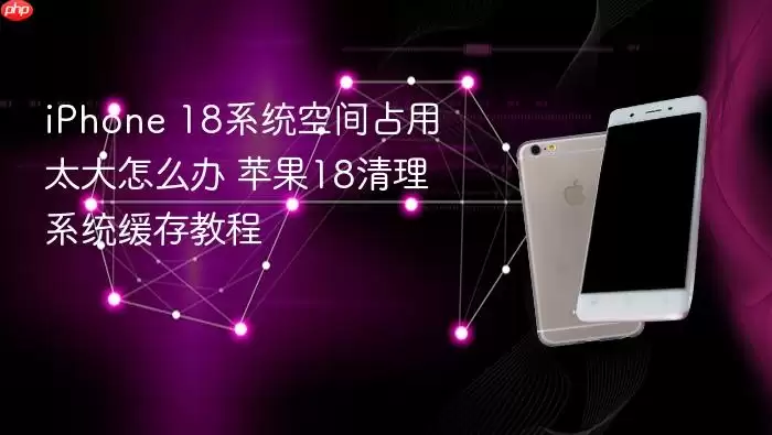 iPhone 18系统空间占用太大怎么办 苹果18清理系统缓存教程