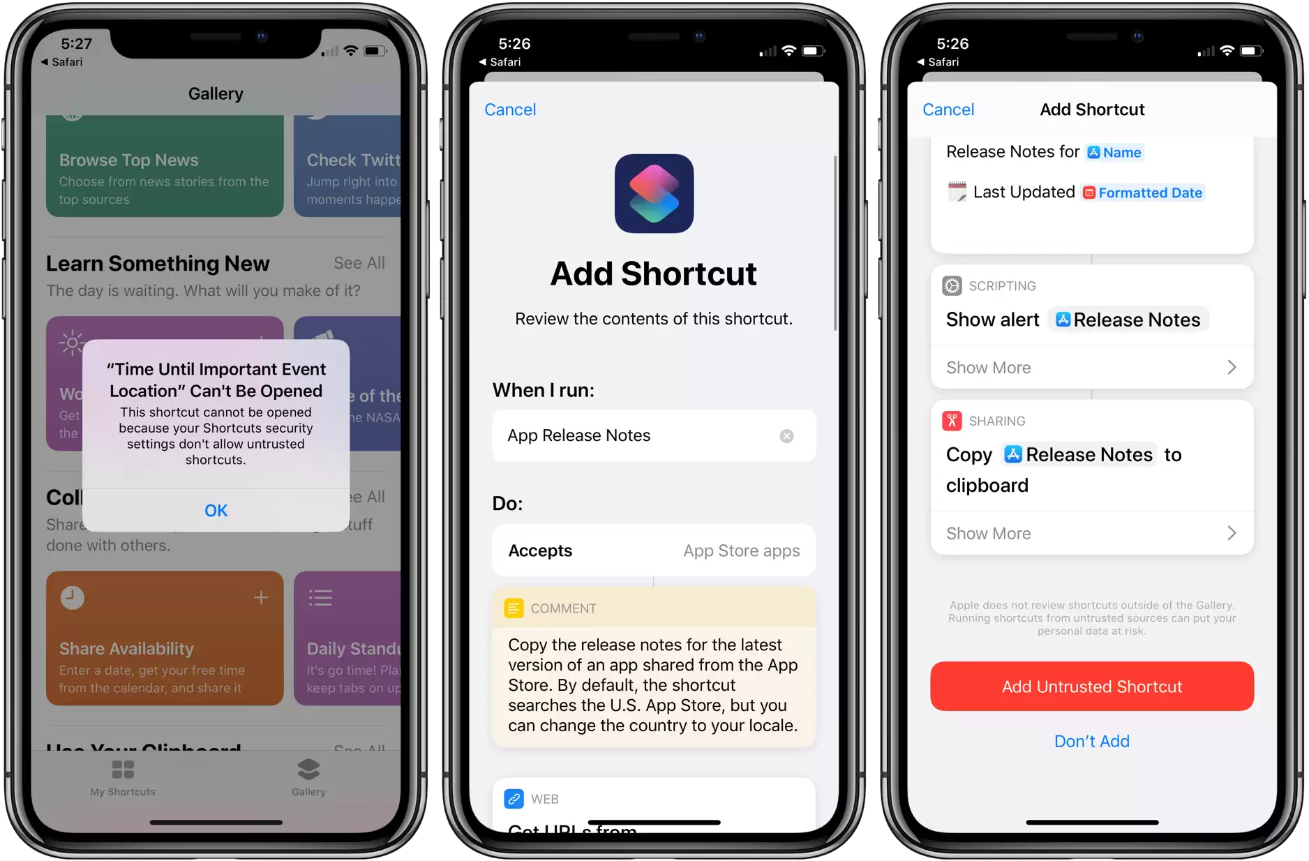 å¦ä½å
许ä¸åä¿¡ä»»çå¿«æ·é®iOS 13 å¦ä½å
许ä¸åä¿¡ä»»çå¿«æ·é®iOS 13