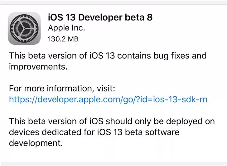 iOS 13 Beta 8更新了哪些内容?附升级方法 iOS 13 Beta 8更新了哪些内容?附升级方法