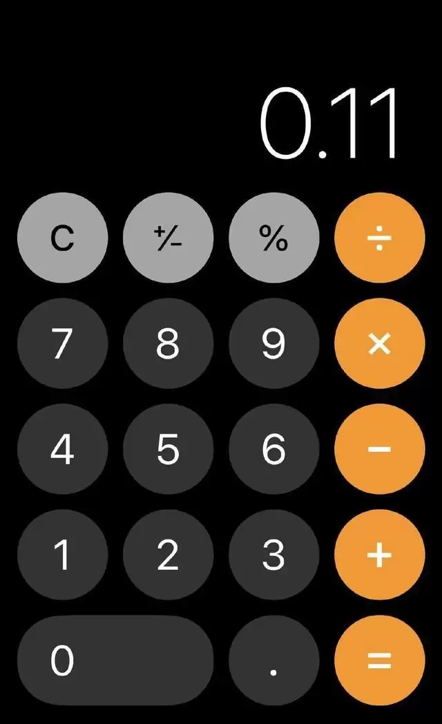 历代 iOS 都存在的有趣“Bug”:计算器算错百分数 历代 iOS 都存在的有趣“Bug”:计算器算错百分数
