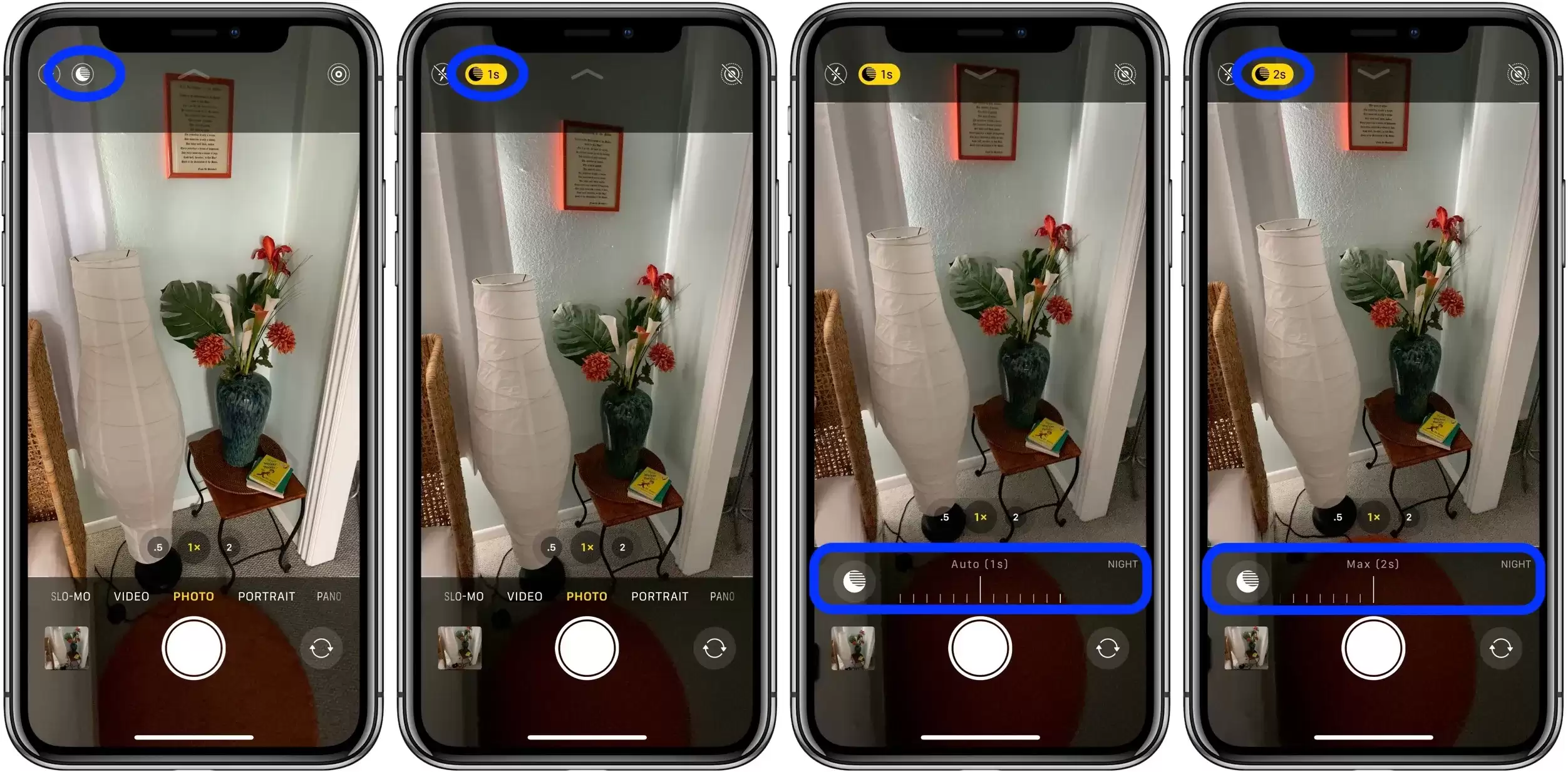 如何在 iPhone 11 和 iPhone 11 Pro 上使用夜间模式 ? 如何在 iPhone 11 和 iPhone 11 Pro 上使用夜间模式 ?