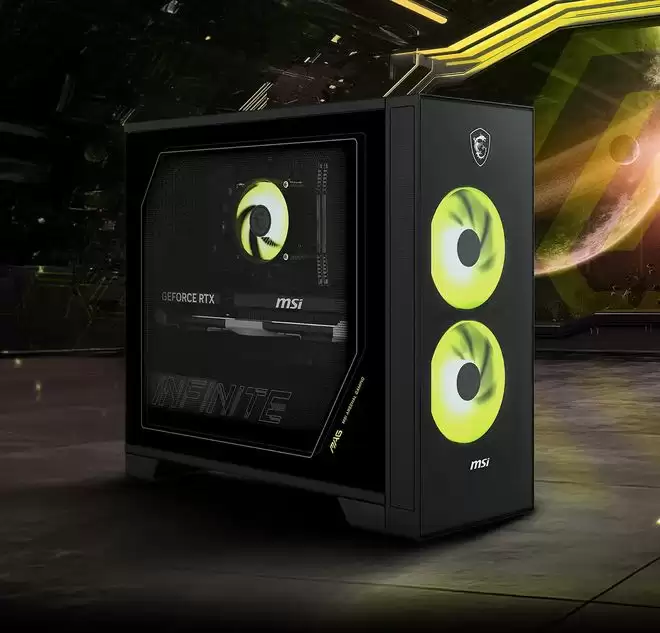 微星推出25L游戏整机MAG Infinite Z，可选9700X + 5070 Ti
