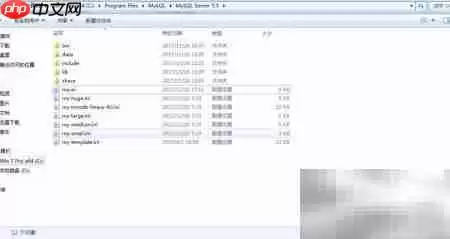 MySQL目录结构与my.ini解析