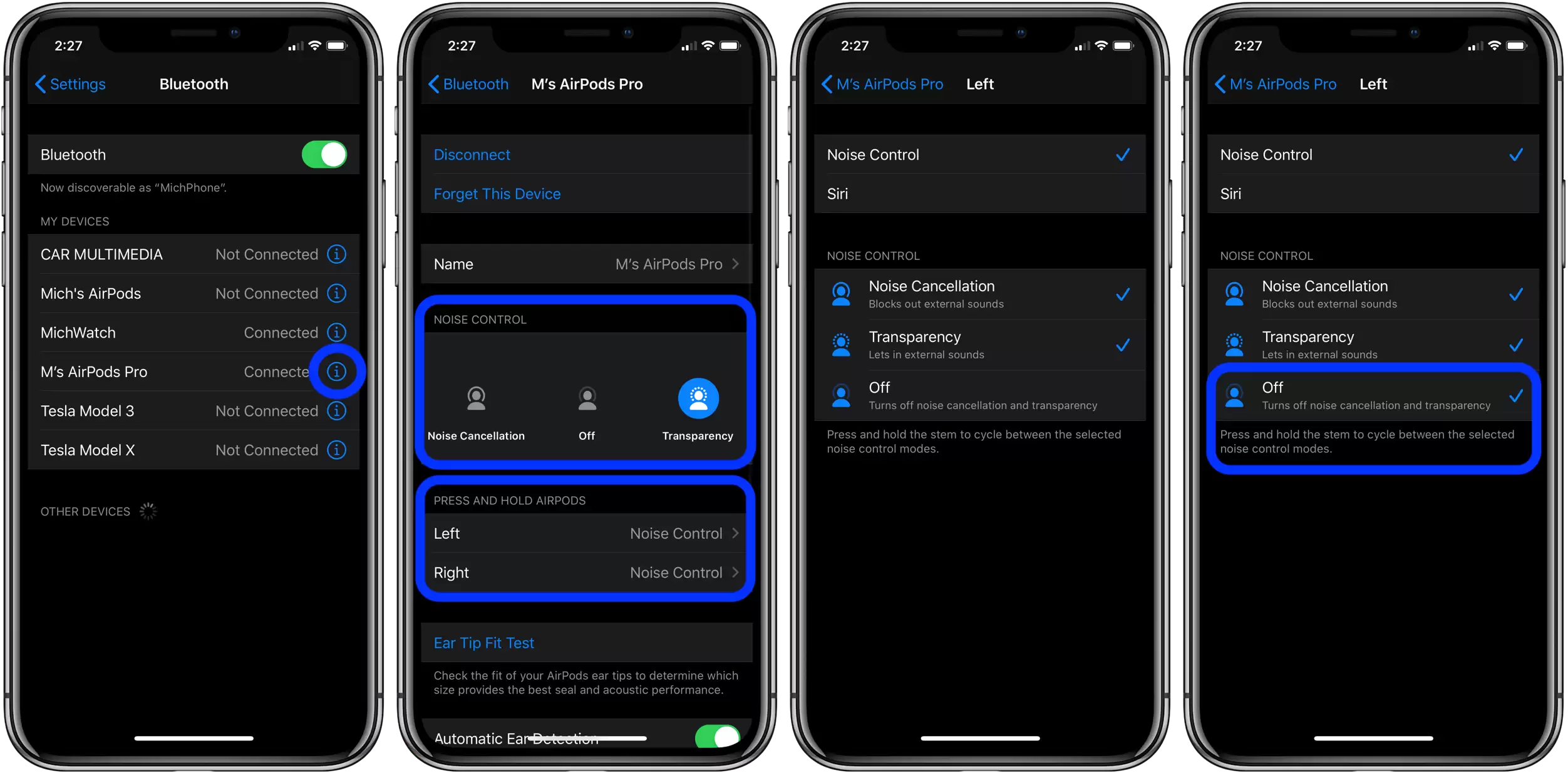 AirPods Pro 使用教程:如何切换降噪和通透模式? AirPods Pro 使用教程:如何切换降噪和通透模式?
