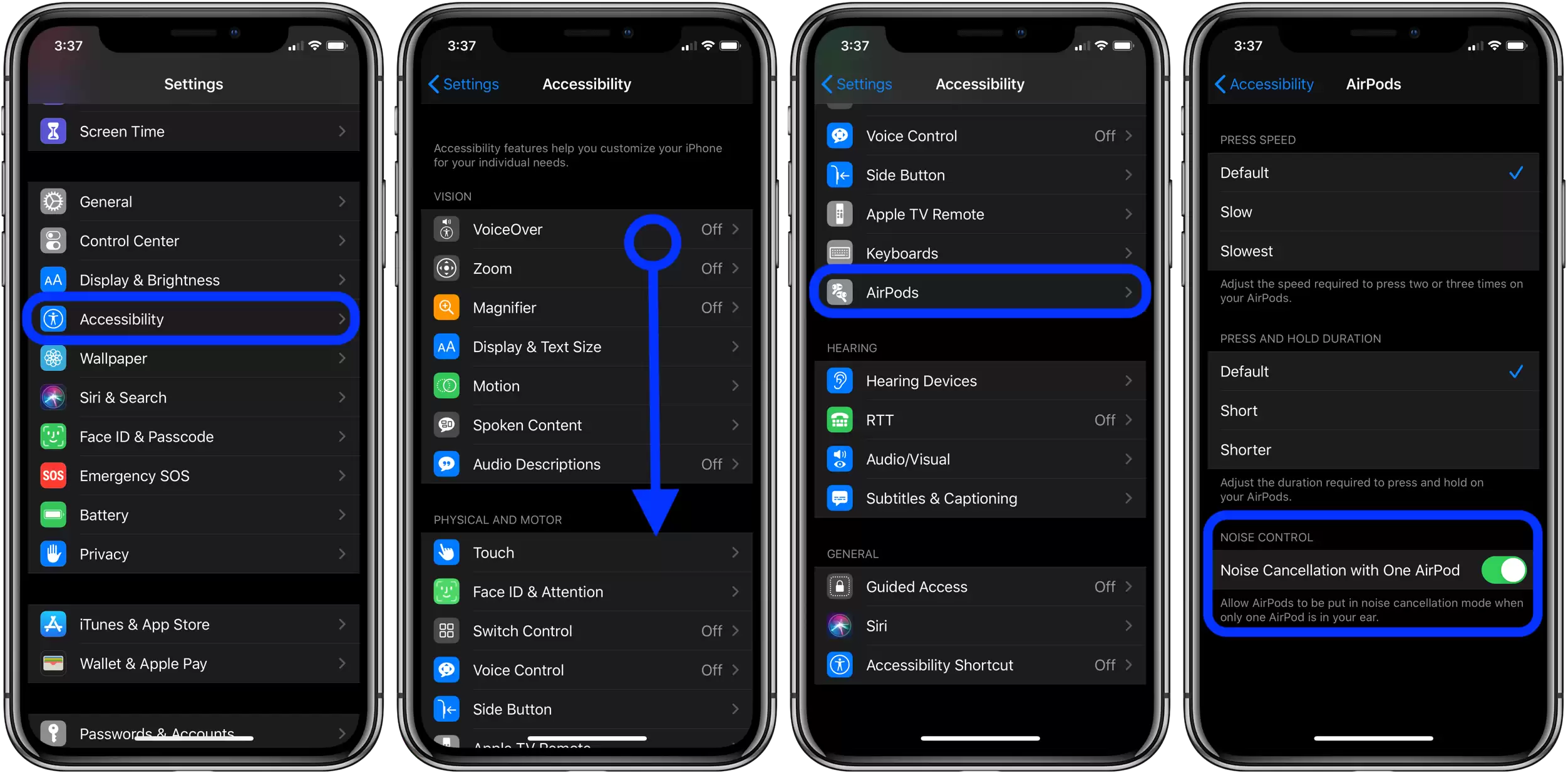 AirPods Pro 使用教程:如何切换降噪和通透模式? AirPods Pro 使用教程:如何切换降噪和通透模式?
