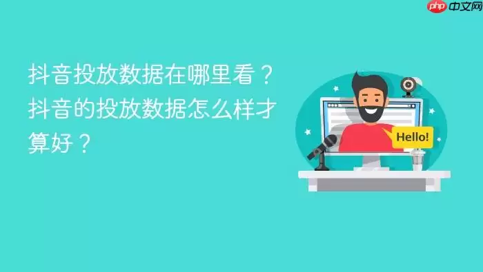 抖音投放数据在哪里看?抖音的投放数据怎么样才算好?