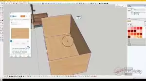 SketchUp草图大师如何调整材质贴图位置