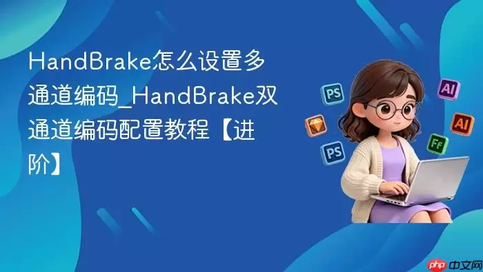HandBrake怎么设置多通道编码_HandBrake双通道编码配置教程【进阶】