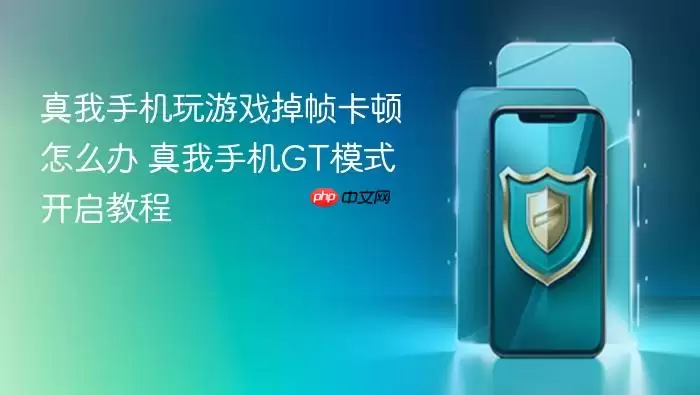 真我手机玩游戏掉帧卡顿怎么办 真我手机GT模式开启教程