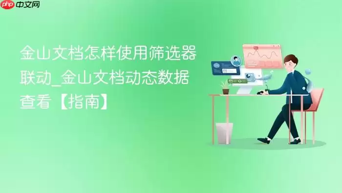 金山文档怎样使用筛选器联动_金山文档动态数据查看【指南】