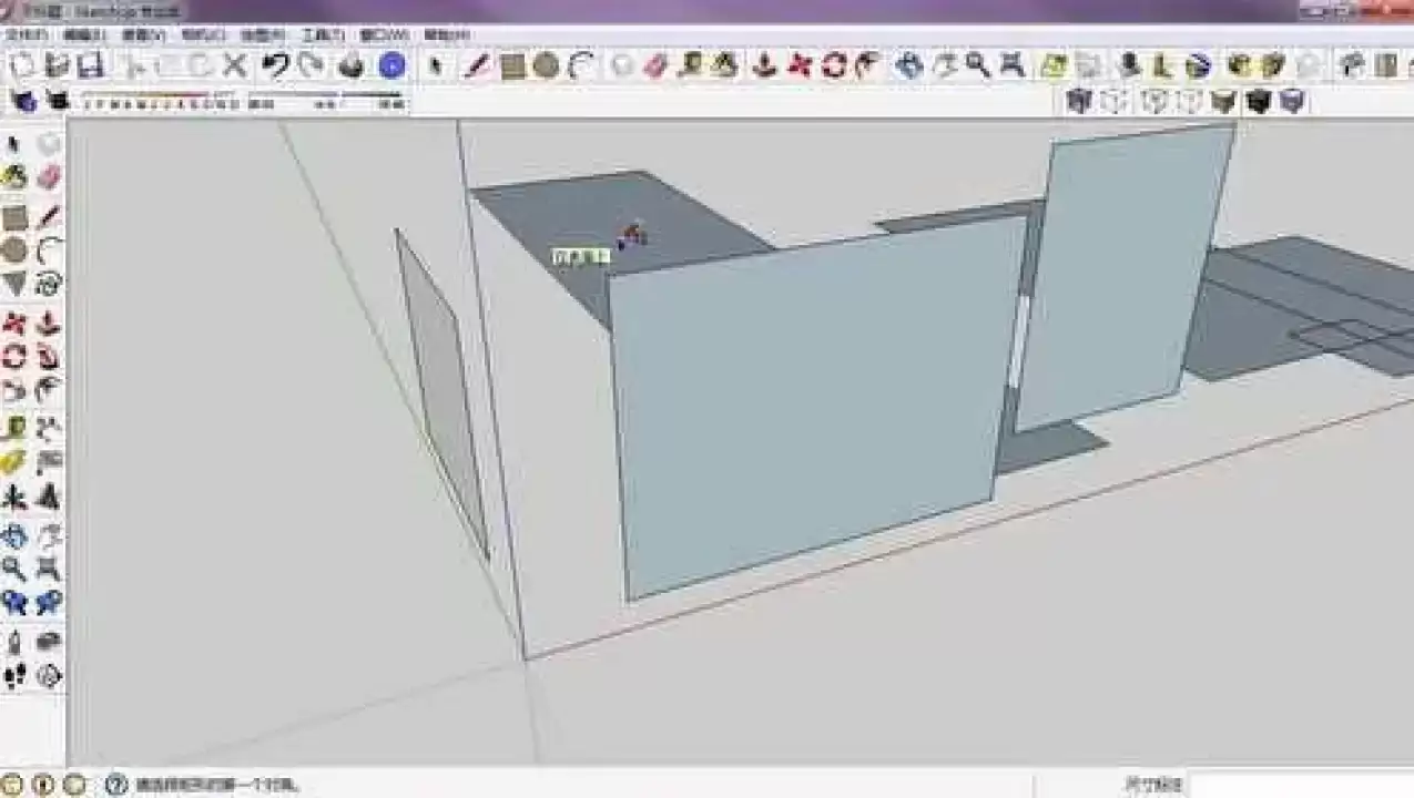SketchUp草图大师如何绘制护墙板造型