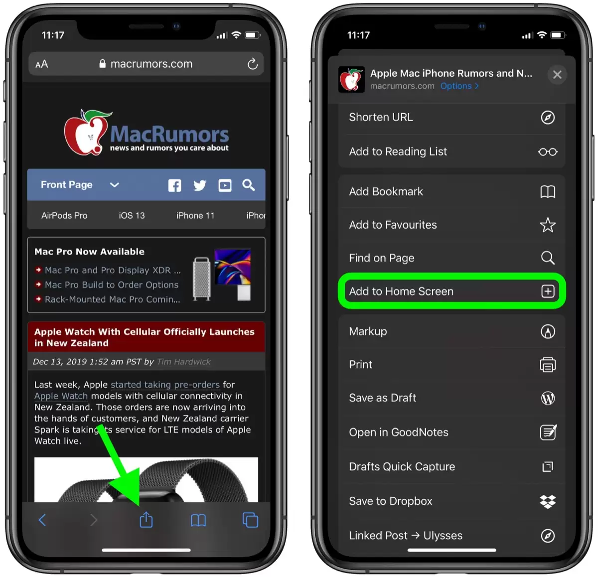 如何在 iPhone 的 Safari 浏览器中添加网站书签? 如何在 iPhone 的 Safari 浏览器中添加网站书签?