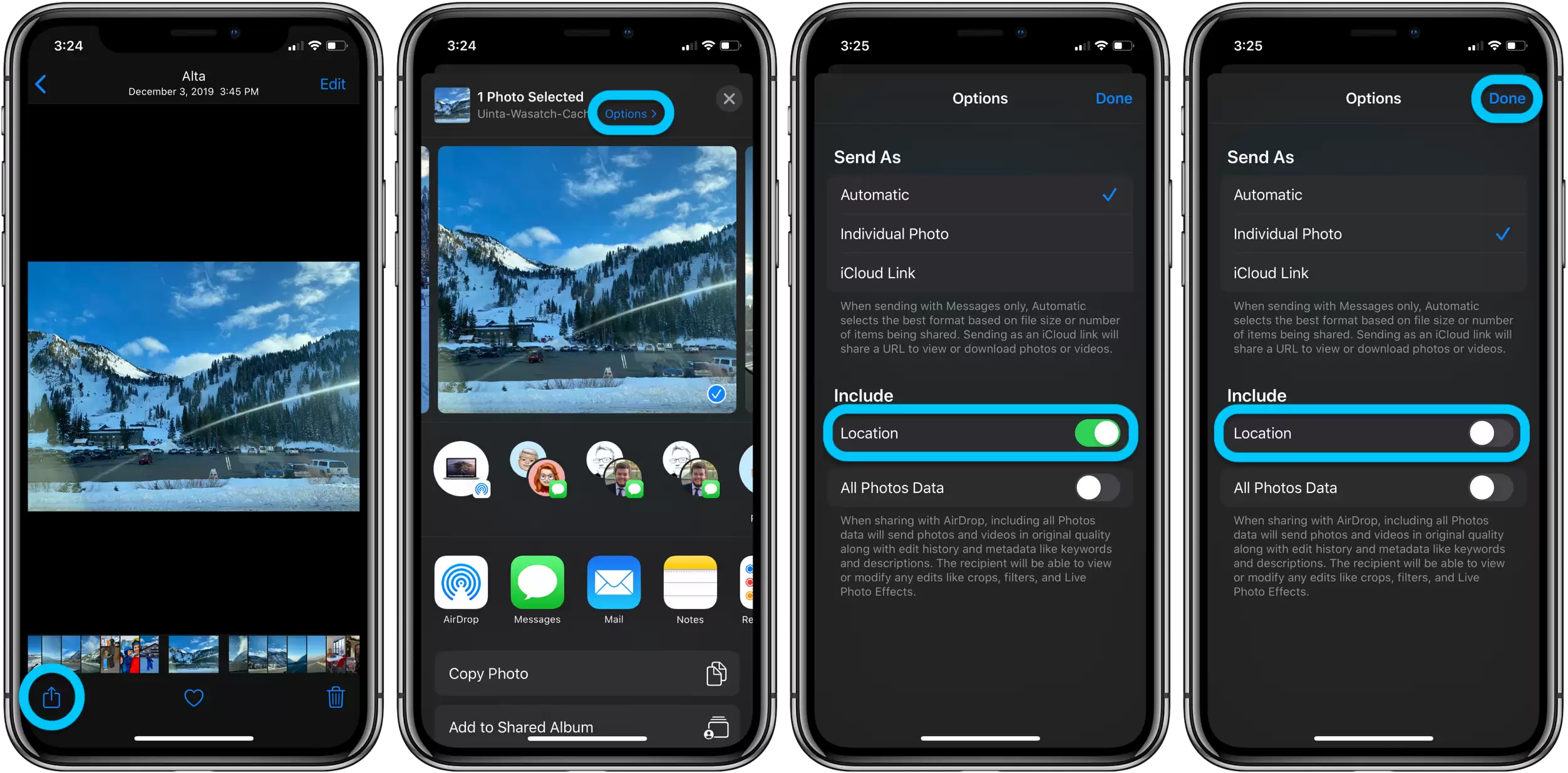 如何在 iPhone 分享照片前,删除位置数据? 如何在 iPhone 分享照片前,删除位置数据?