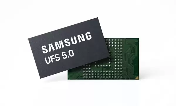 三星发布全球首款UFS 5.0闪存：读取速度10.8GB/s、能效提升40%