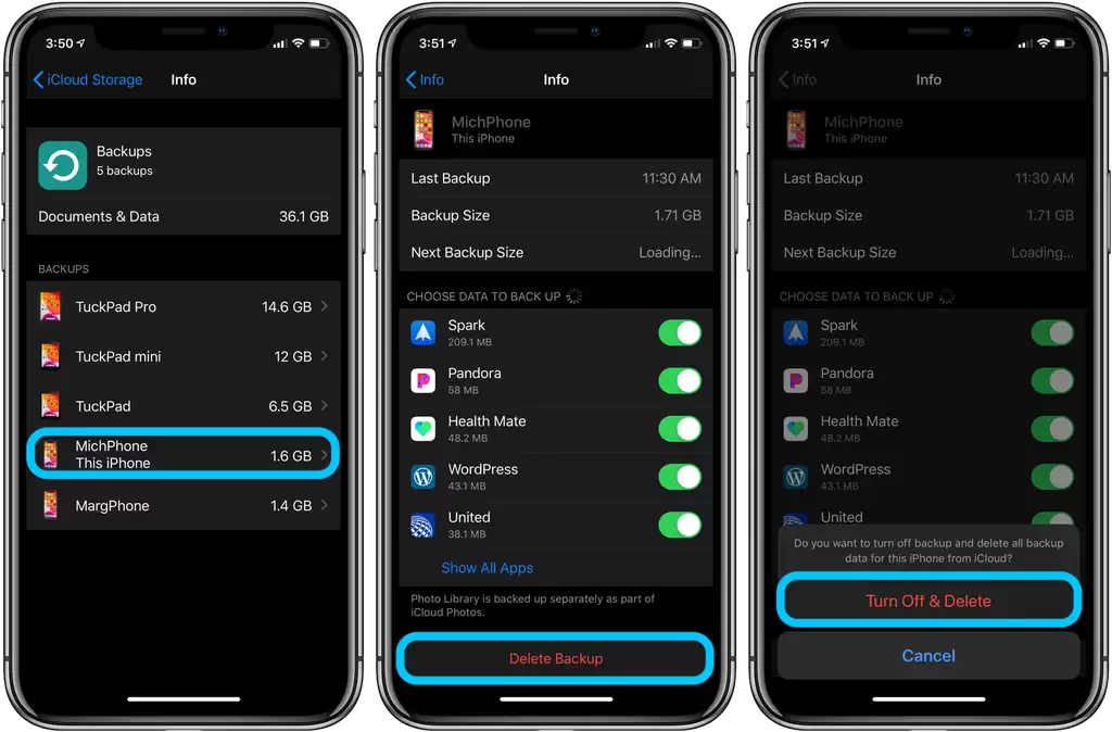 iCloud 教程:如何删除 iPhone 上的云端备份?