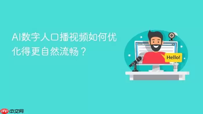 AI数字人口播视频如何优化得更自然流畅?
