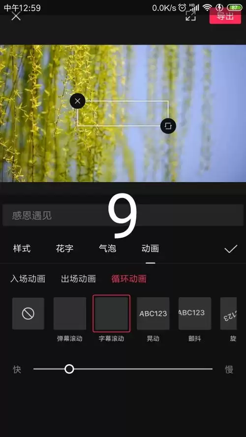 悟空剪辑手机版如何设置文字添加入场动画效果