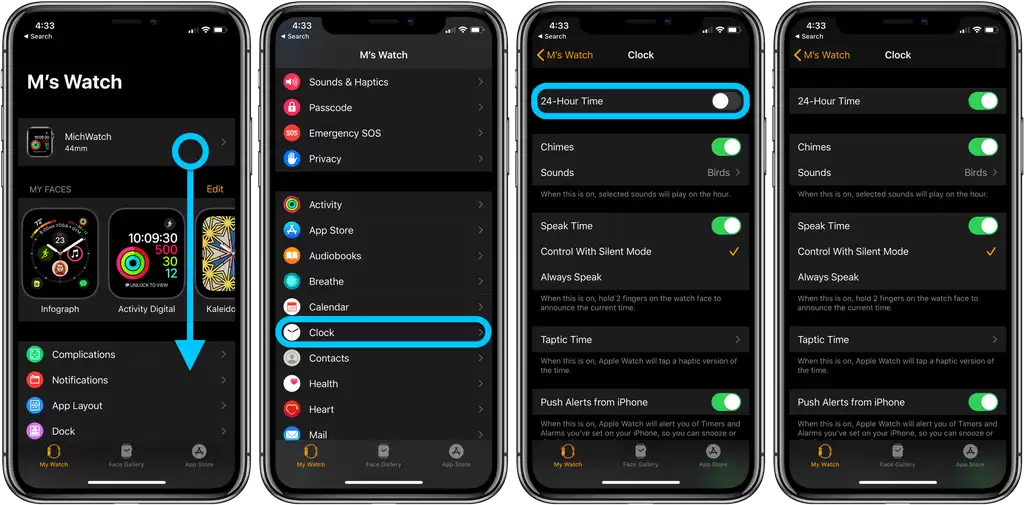 如何在 iPhone 和 Apple Watch 上启用「24 小时制」? 如何在 iPhone 和 Apple Watch 上启用「24 小时制」?