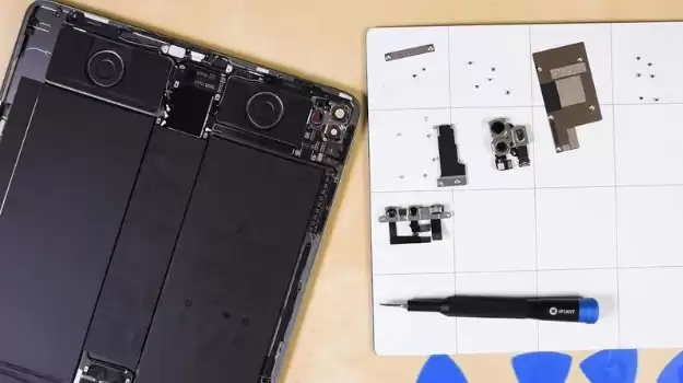新款 iPad Pro 拆解:提升较小且可修复性低 新款 iPad Pro 拆解:提升较小且可修复性低