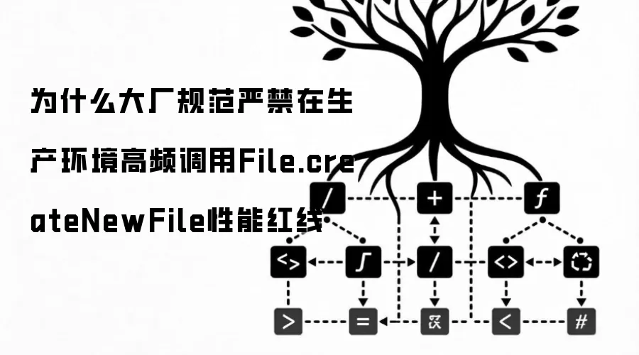 为什么大厂规范严禁在生产环境高频调用File.createNewFile性能红线