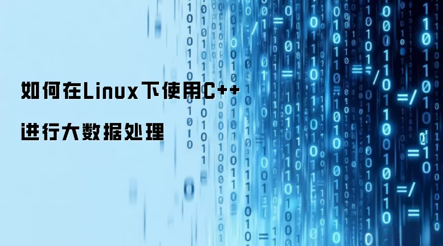 如何在Linux下使用C++进行大数据处理