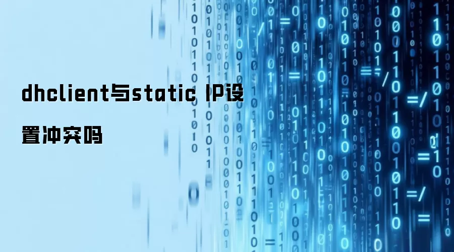 dhclient与static IP设置冲突吗