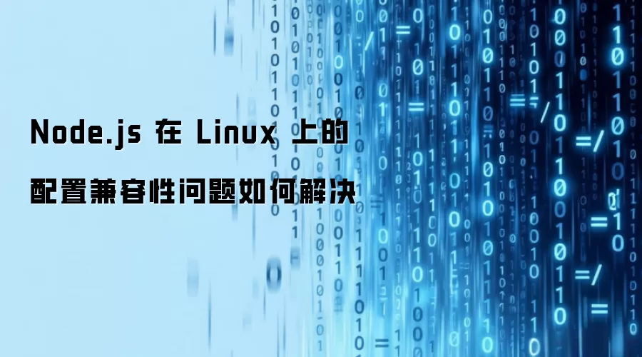 Node.js 在 Linux 上的配置兼容性问题如何解决
