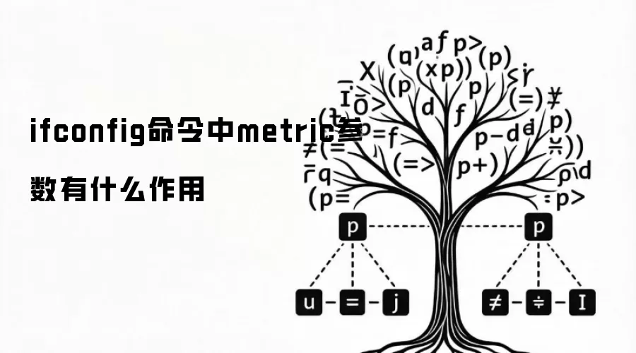 ifconfig命令中metric参数有什么作用