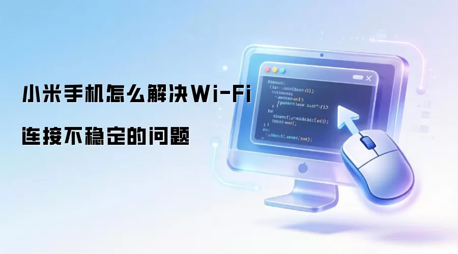 小米手机怎么解决Wi-Fi连接不稳定的问题