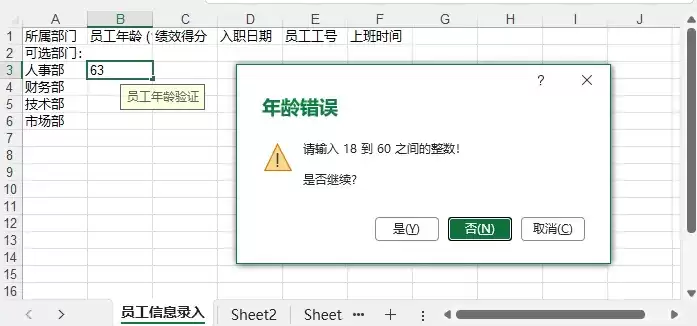 使用Python在Excel工作表中设置数据验证