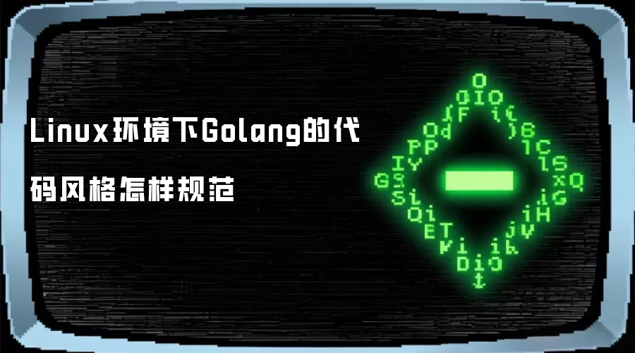 Linux环境下Golang的代码风格怎样规范